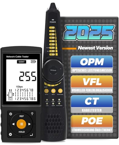 YGGYM Network Cable Tester, Multi-Function Wire Tracker LT-200SS (Grey)