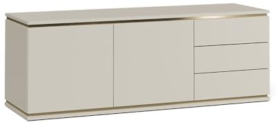 Vicco Lowboard Linette, Cashmere, 135 x 48.6 cm