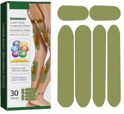 KOAHDE Cerotti Dimagranti alle Erbe per Gambe e Cosce,Cerotti anticellulite Herbal Fusion,Leg Cerotto Dimagrante della Cellulite,30PCS,Tonificante e Riduce la Cellulite