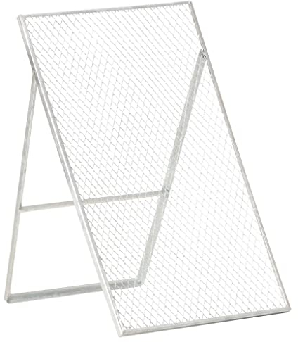 vidaXL Gartensieb Durchwurfsieb Kompostsieb Kompostgitter Erdsieb Durchwurfgitter Gartenzubehör Schubkarrensieb Garten Verzinkter Stahl