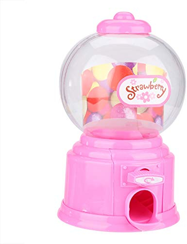 Pssopp Gumball Machine, distributore di Caramelle Bubble Gumball Carino Mini per Ragazzi e Ragazze(Rosa)