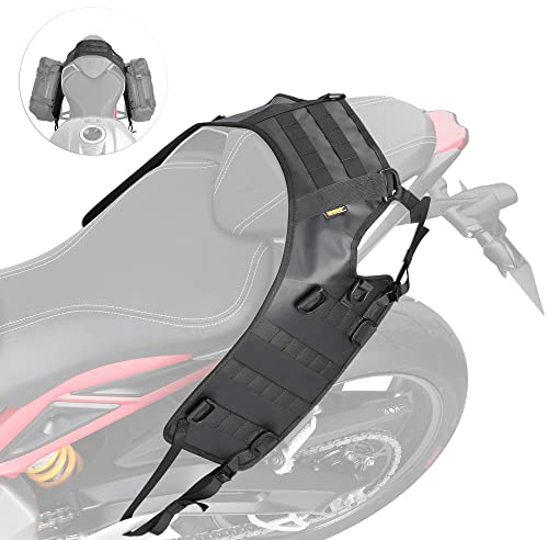 Rhinowalk Motorrad Tank/Sattel Trägersystem Mount Base für Tanktasche/Tankrucksack/Satteltasche/Sitztasche/Walkie Talkie Satteltaschenhalter Motorrad Zubehör