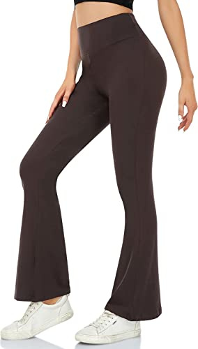 ACTINPUT Pantalones de Yoga Mujer, Bootcut opacos Pantalon Campana Largos,Pantalones Deporte,Pantalones de Jazz,Pantalones de Jogging,Pantalones Mujer Pierna Recta para Yoga, Fitness, Casual