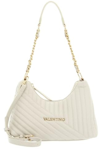 Valentino Damen Laax Re Schultertasche, Gebrochenes Weiß