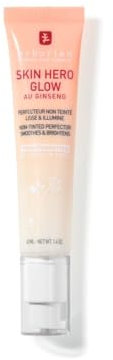 Erborian - Skin Hero Glow - ungetönter Hautperfektionierer + 7-Tage-Glanzbooster - Glass Skin-Effekt - Leichte Textur - Koreanisches Kosmetikprodukt - 40 ml