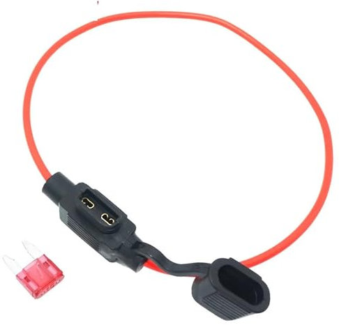 Sicherungshalter 32V Mini Small Medium Auto 18/1614/12/10AWG und Auto-Flachsicherung 1St(1A,SMALL_10 AWG)