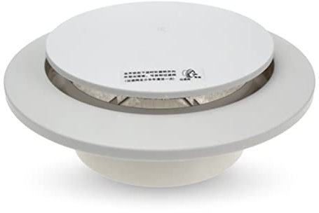 TJLVYCNB Ventilación de Aire Ajustable, Cubierta de Rejilla de Ventilación Salida de Extractor de ABS con Aislamiento Acústico y Filtro de Algodón, for Baño Oficina Cocina Ventilación,80mm(80mm)