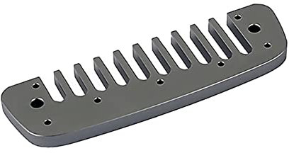 VICASKY Metal Harmonica Comb Part Metal Harp Comb for Music Lovers Diy Harmonica Accessories for Playing Frets