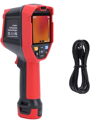 Caméra Infrarouge Gearwell, imageur Thermique Industriel de 3,5 Pouces avec résolution 256x192 et 7 palettes, caméra Thermique WiFi avec Enregistrement vidéo