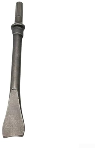 Zilimontt Juego de cinceles de martillo de aire con vástago hexagonal de acero con puntas planas de 175 mm, puntiagudas, puntas triangulares invertidas, construcción de acero resistente para quitar