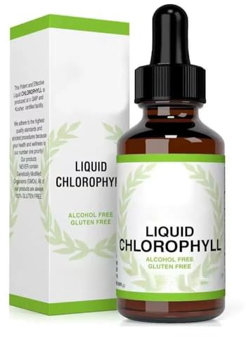 Gouttes liquides de chlorophylle, adaptées aux hommes et aux femmes | Favorise une peau revitalisée et combat les odeurs de l’intérieur, vous laissant plus confiant