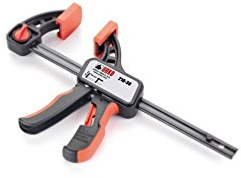 Presse rapide 1 main réversible URKO - Rail 20x6 - Serrage 150 mm - Saillie 80 mm - 210-1614015