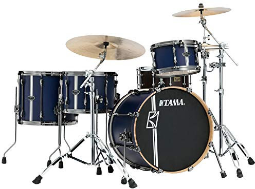 Tama ML40HZBN2-SBV Superstar HD Duo Snare Satin Blue shell set