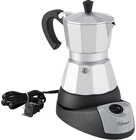 UNIWARE 3 Cup Professional Electric Espresso/Moka Coffee Maker