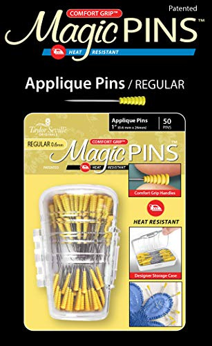 Taylor Seville Originals - Taylor Seville Originals Komfort Griff Hitze Beständig Regulär (0.6 x 26mm) Applique Magic Pins - 50 Stücke