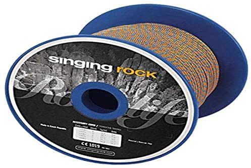 SINGING ROCK Erwachsene Unisex CORDINO 5 mm, 100 m Spule Seile, Bergsteigen und Trekking, Rosa (ohne Farbe), Medium