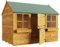 BillyOh Gingerbread Junior Playhouse | 6x4 T&G Wooden Playhouse | Roof, Floor and Felt Included - Picket Fence Options (No Picket Fence)
