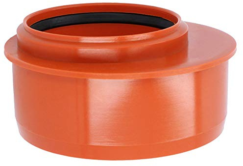 HT Rohr Reduktionsstück Ø DN 160/110 mm | Abwasser Kunststoff Abflussrohr Kurz Kunststoffreduktion PVC PP Verbindung Anschlussstück Abwasserreduktion