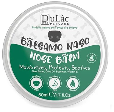 Dulac - Balsamo Naso Cane Idratante Naturale, Senza Profumo, 50 ml