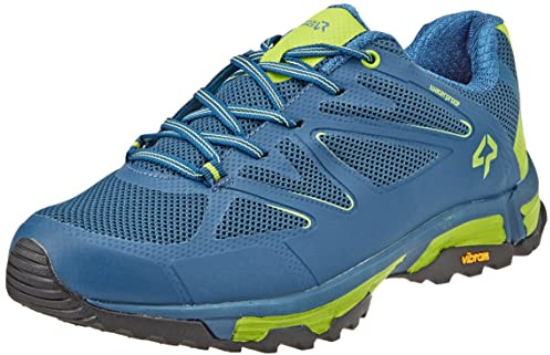 ROCK EXPERIENCE REUF00211 Skorpion Unisex, 1484 Moroccan Blue+ 1766 Lime Green EU 39