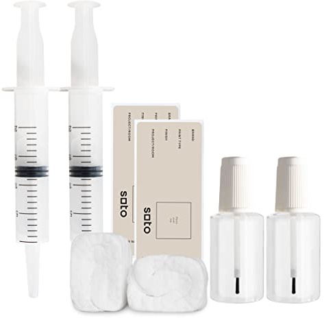 Soto Refillable Paint Pens for Touch Up - 9-Piece Paint Storage and Touch Up Kit - Paint Scratch Repair Kit for Furniture, Walls, Cabinets, Trim, Doors