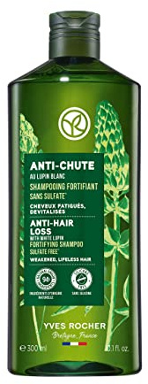 Yves Rocher Stimulierendes Shampoo gegen Haarausfall mit Agave und weißer Lupine, sprödes Haar, ohne Sulfate, ohne Silikon, 300 ml