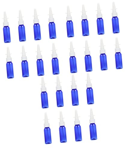 FOMIYES 24piezas Botellas De Viaje Botellas De Spray Portátiles Reutilizables y Recargables Para Nasal Material Pet Duradero y Ecológico Para Viajes y Gimnasio
