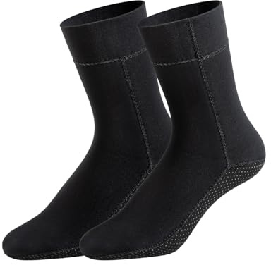YDQUANI Neoprensocken 3mm Neoprenanzug-Socken, rutschfeste Neoprenanzug-Stiefel, Kaltwasser-Schwimmsocken, Tauchsocken für Damen und Herren, Schwimmen im offenen Wasser, Surfen, Kajakfahren