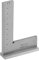 Equerre Menuisier 100x70mm, Equerre À Chapeau en Acier avec Base et Échelle DIN 875, Règle d'Angle 90 Degrés, Bloc Angle pour Ingénieur, Charpentier, Machine de Laboratoire, Travail Bois