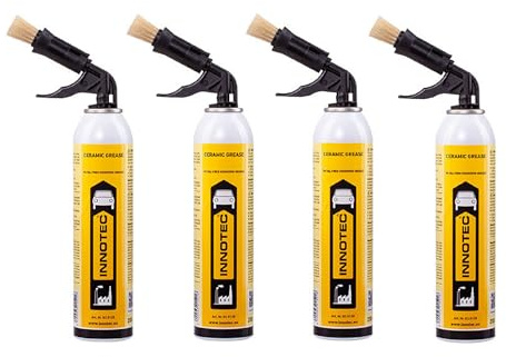 4 Stück Innotec Keramikpaste Ceramic Grease - Keramikfett - Montagepaste mit hoher Druck- und Temperaturbeständigkeit - Bremsen Service Paste - Hochbelastbareer Dauerschmierstoff mit Rostschutzeffekt
