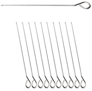 60 15 cm roller shutter needles, exquisite roulade spike with a large amount of roulade clips, suitable for 10 cm long roulade skewer with handle and sharp tip