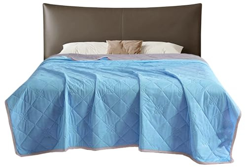 Coperta rinfrescante per chi dorme al caldo, coperta ghiacciata per chi dorme al caldo, double-face, per la sudorazione notturna, per la casa, per letto per bambini, adulti, viaggi estivi, viaggi