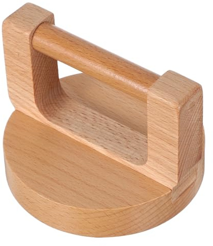 Healifty Tabla de Impresión de Madera Mango Ergonómico de Haya Bruñidor para Manualidades y Linograbado Herramienta para Transferencia de Tinta y Repujado en Actividades Creativas