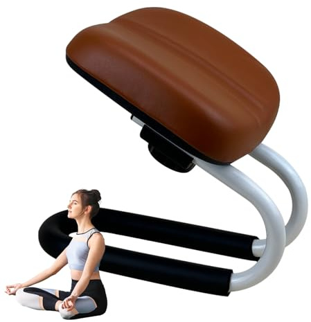 Taburete de oración - Banco de meditación | Silla de meditación de altura ajustable | Banco de oración para arrodillarse en altura con cojín para estudio en casa, taburete de Yoga, taburetes de Yoga a