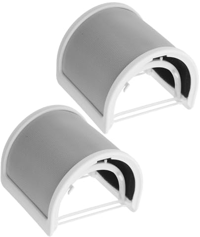 GARVALON Filtro Anti-Pop per Microfono Portatile 2 Pezzi a U Schermo Antivento in Rete con Spugna Copertura Protettiva per Registrazione Vocale Streaming Podcast e Studio di