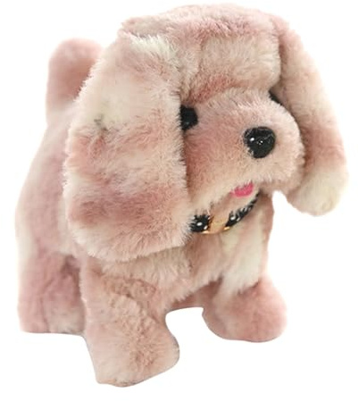 Giocattolo per cani da passeggio, Cane giocattolo elettronico - Giocattolo da passeggio animato | Adorabile robot di peluche, bambola di peluche interattiva realistica per le vacanze di compleanno