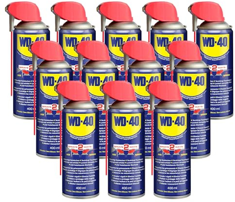 ELITE BBQ passend für 12x WD-40 400ml Smart Straw Multifunktionsspray Mega Pack Profi