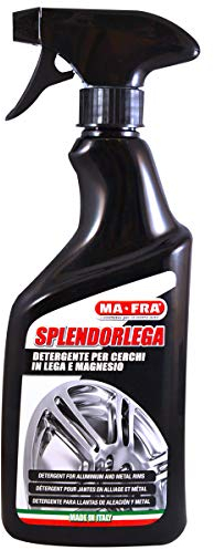 Ma-Fra, Splendorlega, Pulitore Cerchi Auto, Detergente per Cerchi in Lega e Magnesio, Scioglie ed Elimina Residui Ferrosi, Preserva Il Cerchio Senza Rischi di Corrosione o Abrasione, Formato da 500ml