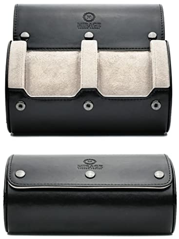 Watch Case for Men - Watch Roll Travel Case - Storage Organizer and Display - Mirage Watch Roll Case…