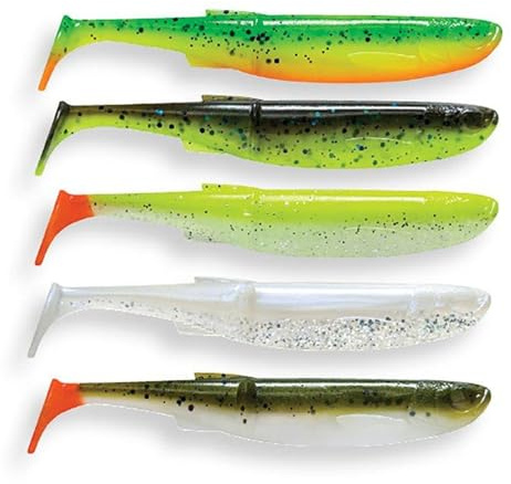 Savage Gear Craft Bleak Clam Mix - leurre Souple en Plastique pour Perche, Sandre, brochet et Truite, appât pour la pêche en eaux Sombres et claires avec Action de Frappe -Dark Water Mix 7 cm