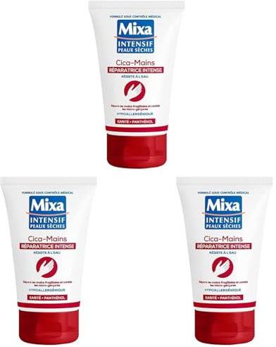 Mixa Cica Crème Mains Réparatrice Intense (Lot de 3)