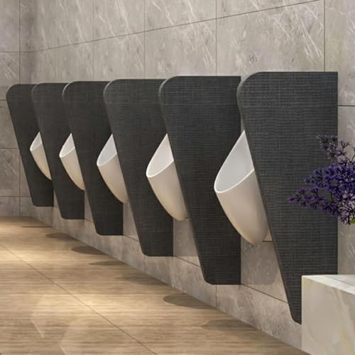 HAILM Urinal-Trennwand, Toilettentrennwand, Wandmontierter Urinal-Trennwand Für Herren, Sichtschutz, Raumtrennwand, Kreative Trennwand Für Öffentliche Plätze/Schulen/Kindergärten,3pcs