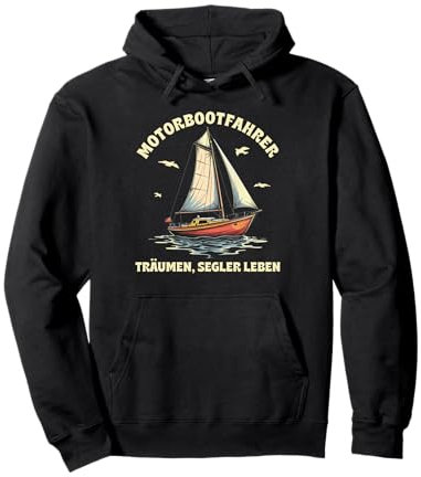 Lustige und witzige Segeln Geschenke Segel Boot Segler Pullover Hoodie