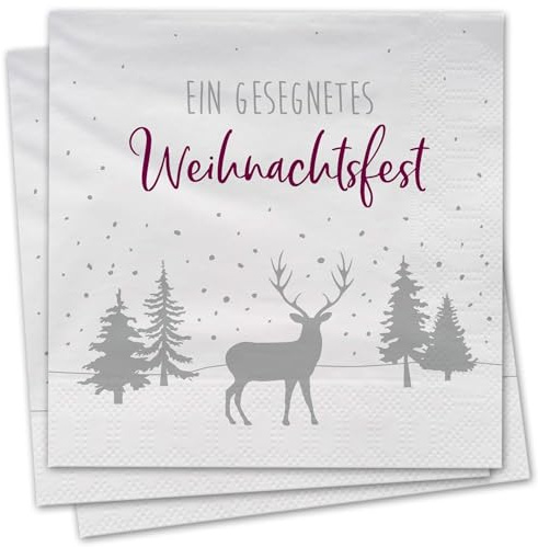Servietten - Ein gesegnetes Weihnachtsfest (5 Geschwister)