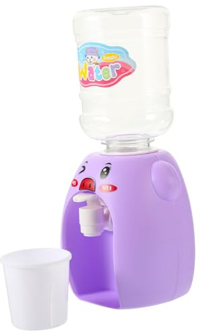 FRCOLOR Mini Dispensador de Agua para Diseño de Dibujos Animados Juguete Simulación para Casa de Muñecas Accesorio de Cocina Pequeño y Divertido para Imaginación y Creatividad Infantil