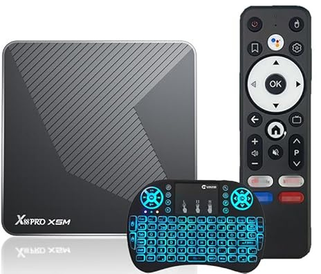 Decodificador Android TV Box 14.0, S905X5M, Cuatro Núcleos, 64 bits, Cortex-A53, Compatible con 8K, WiFi 6, 5 GHz + 2,4 GHz, WiFi Dual, Bluetooth 5.0, Smart TV Box,4gb+32gb