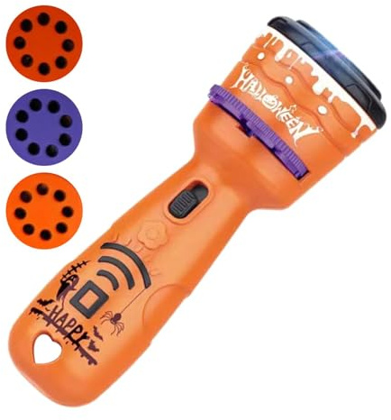 Tktouci Linterna Para Niños Pequeños - Proyector Linterna Halloween - Luz Nocturna Para Cuarto Infantil Fiesta Regalos