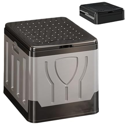 Opdestn Toilettes Extérieures | Seau Pliable Grand avec Couvercle,Toilette Pliable Portable Pot De Chambre pour Camping - pour Plein Air Pêche Randonnée Voiture Plage Tente Bateau Randonnée Adultes