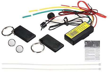 Domary Immobilizzatore Motore di Allarme Portatile Protezione Antifurto e Anti-dirottamento Veicoli a 12 V