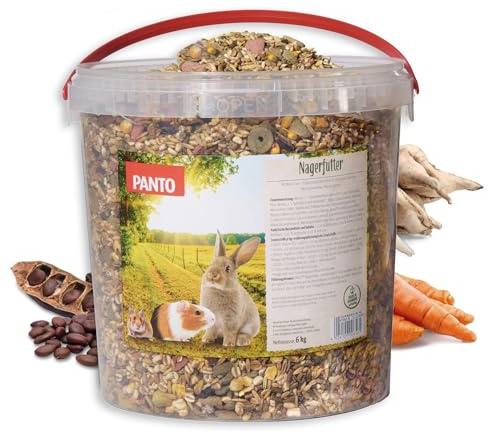 PANTO Nagerfutter Universal 6 kg – Vollwertiges Nagerfutter in Pelletform